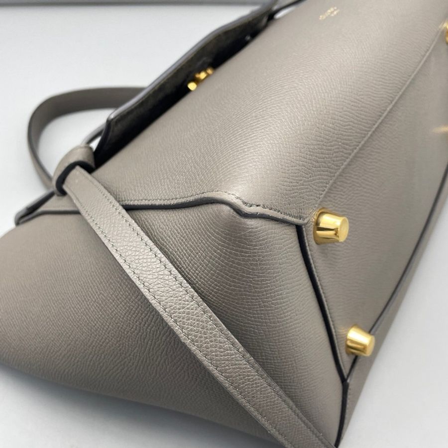 Celine 鯰魚包中號灰色-5