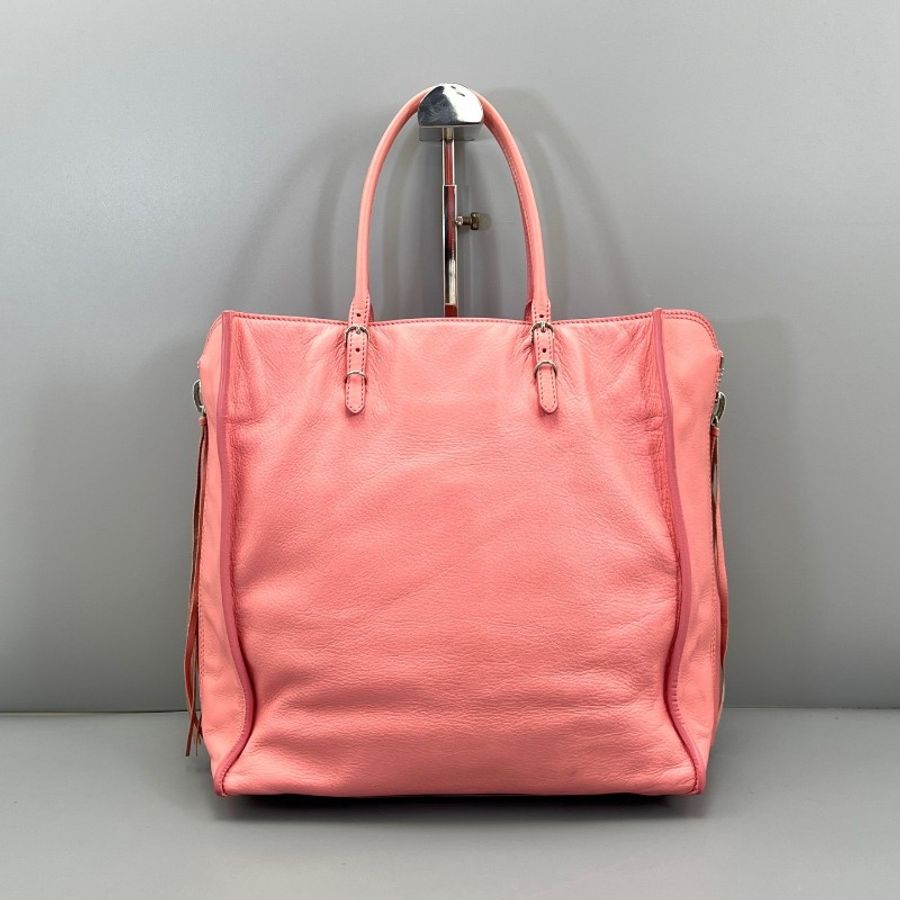 Balenciaga機車托特包粉色 手提包-1