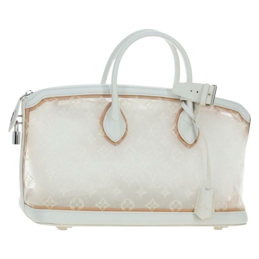 【日本直送】路易威登 Monogram Transparency Lockit Eastwest 白色 M40701 Auth ki6695M-0