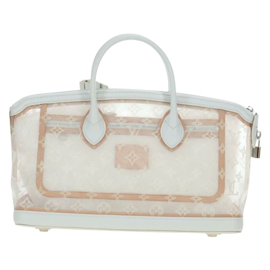 【日本直送】路易威登 Monogram Transparency Lockit Eastwest 白色 M40701 Auth ki6695M-1