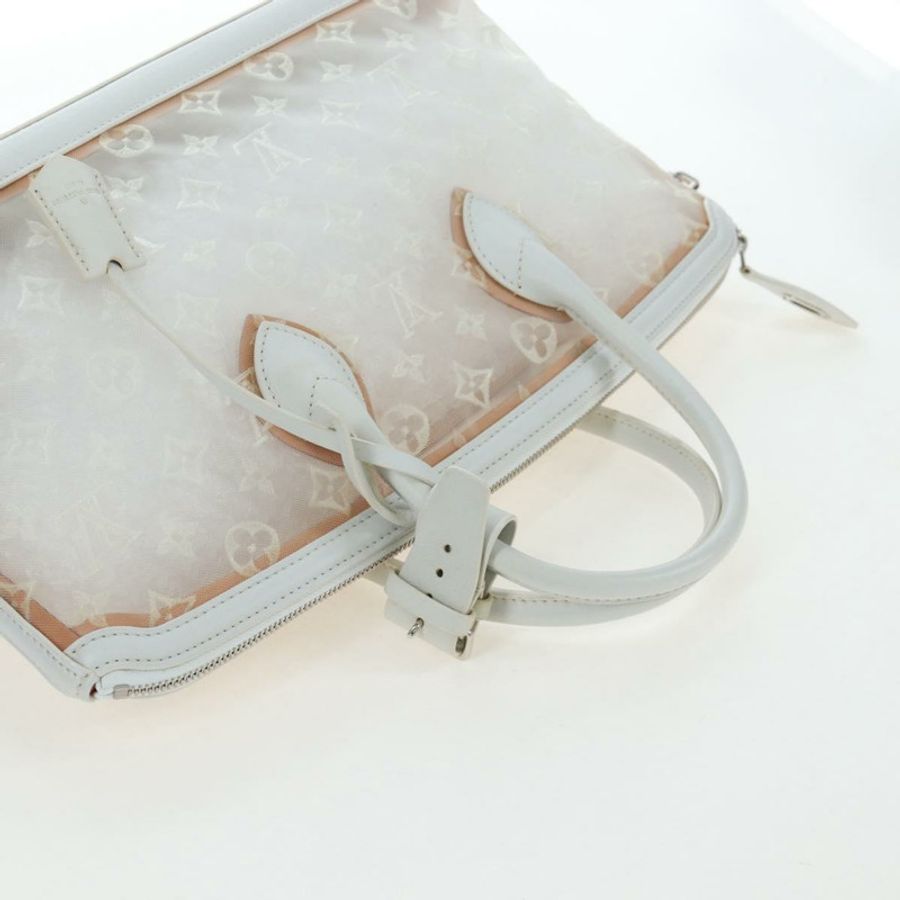 【日本直送】路易威登 Monogram Transparency Lockit Eastwest 白色 M40701 Auth ki6695M-5