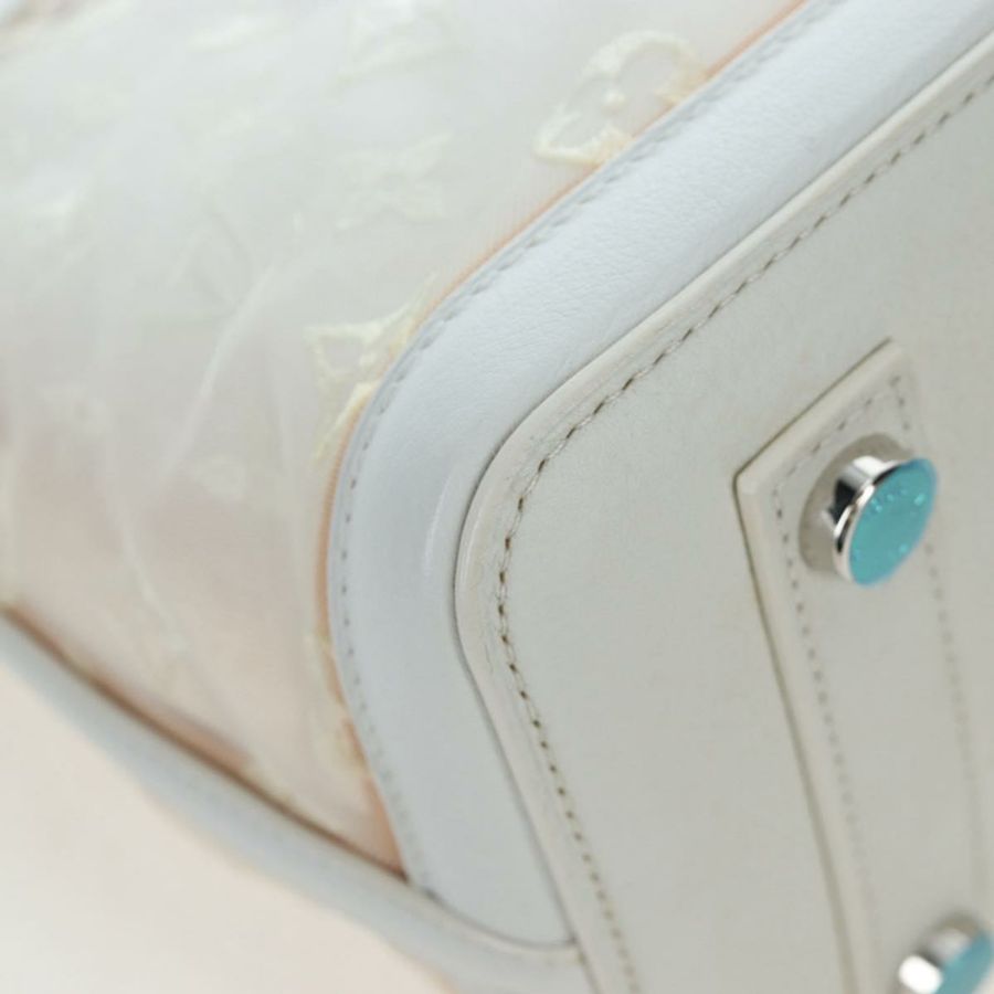 【日本直送】路易威登 Monogram Transparency Lockit Eastwest 白色 M40701 Auth ki6695M-7