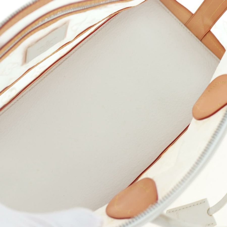 【日本直送】路易威登 Monogram Transparency Lockit Eastwest 白色 M40701 Auth ki6695M-9