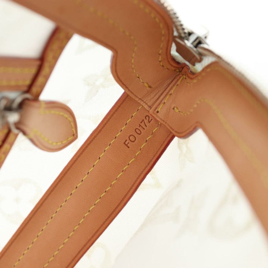 【日本直送】路易威登 Monogram Transparency Lockit Eastwest 白色 M40701 Auth ki6695M-10