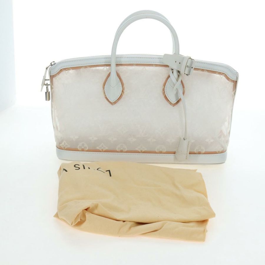 【日本直送】路易威登 Monogram Transparency Lockit Eastwest 白色 M40701 Auth ki6695M-11