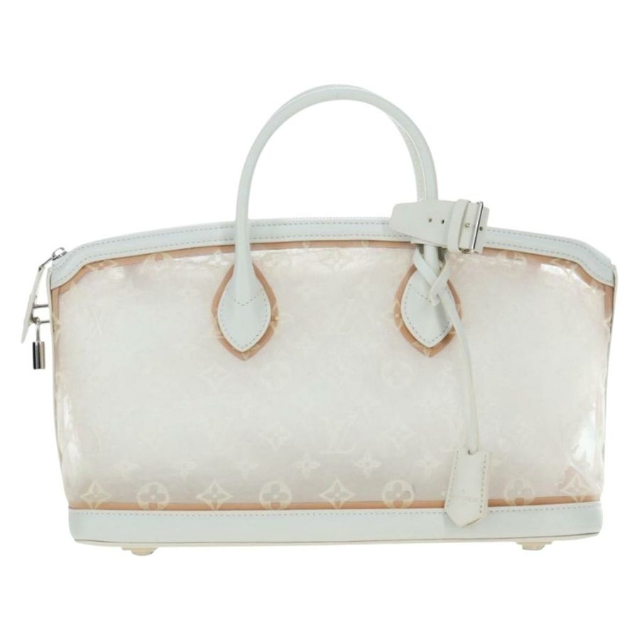 【日本直送】路易威登 Monogram Transparency Lockit Eastwest 白色 M40701 Auth ki6695M-12