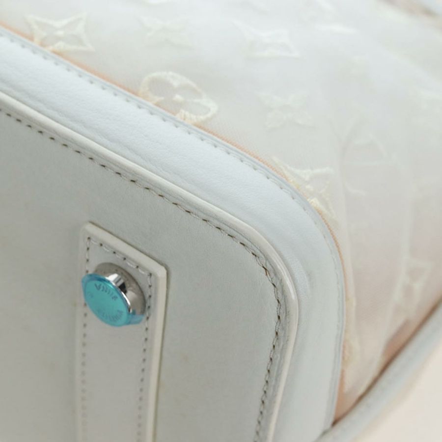 【日本直送】路易威登 Monogram Transparency Lockit Eastwest 白色 M40701 Auth ki6695M-14
