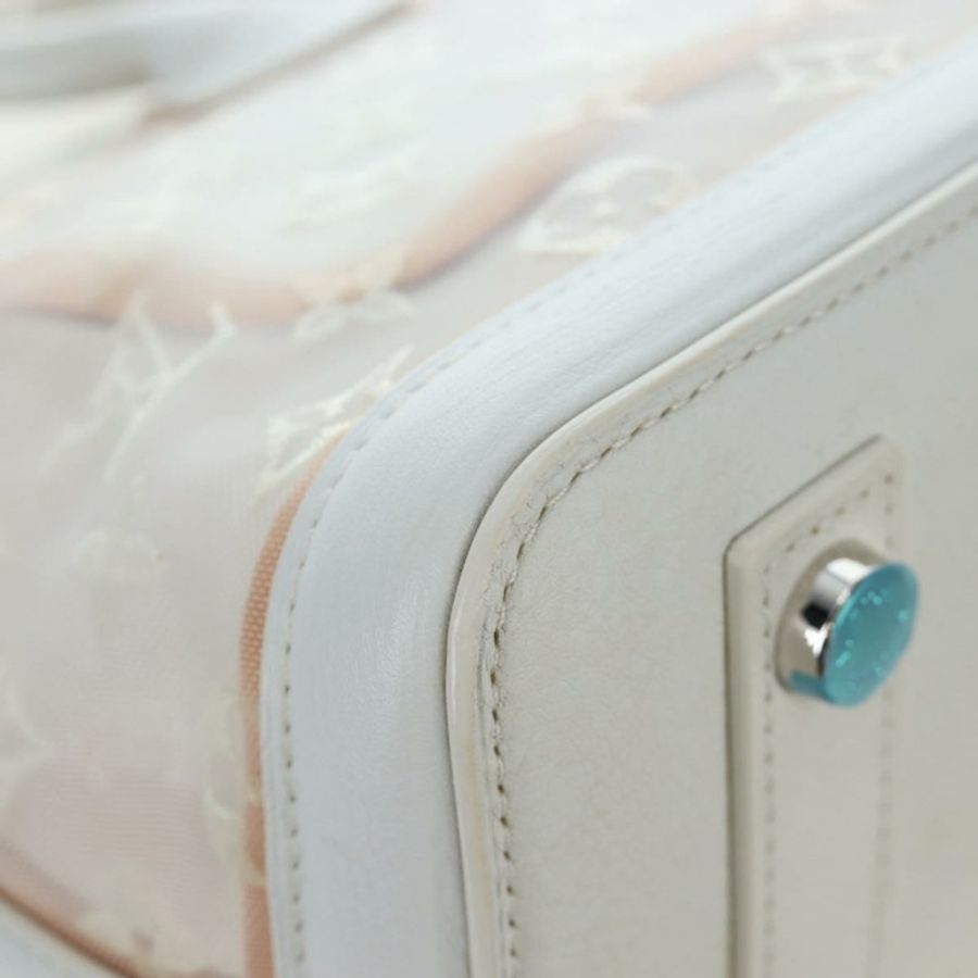【日本直送】路易威登 Monogram Transparency Lockit Eastwest 白色 M40701 Auth ki6695M-15