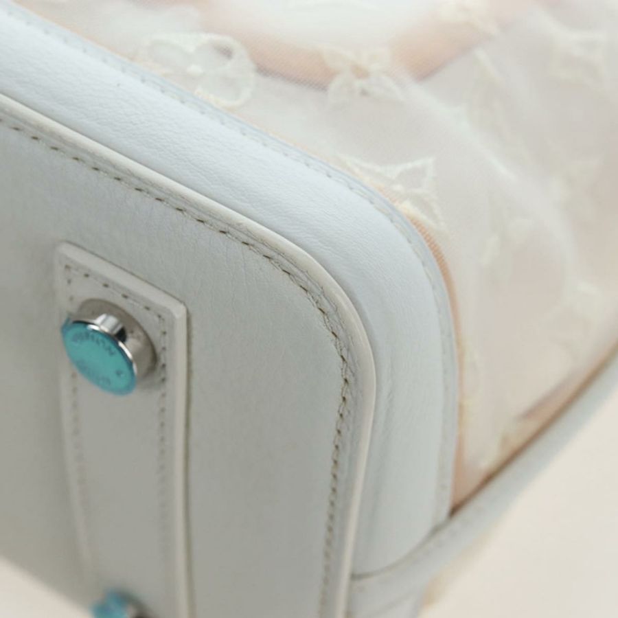 【日本直送】路易威登 Monogram Transparency Lockit Eastwest 白色 M40701 Auth ki6695M-16