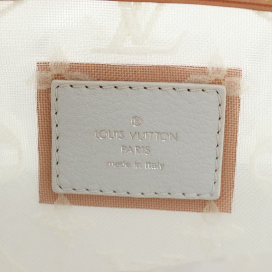 【日本直送】路易威登 Monogram Transparency Lockit Eastwest 白色 M40701 Auth ki6695M-21