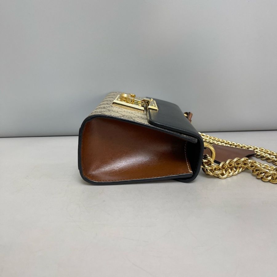 全新閒置🤎#Gucci #Padlock小號 #黑蓋老花月光寶盒 #購證-6