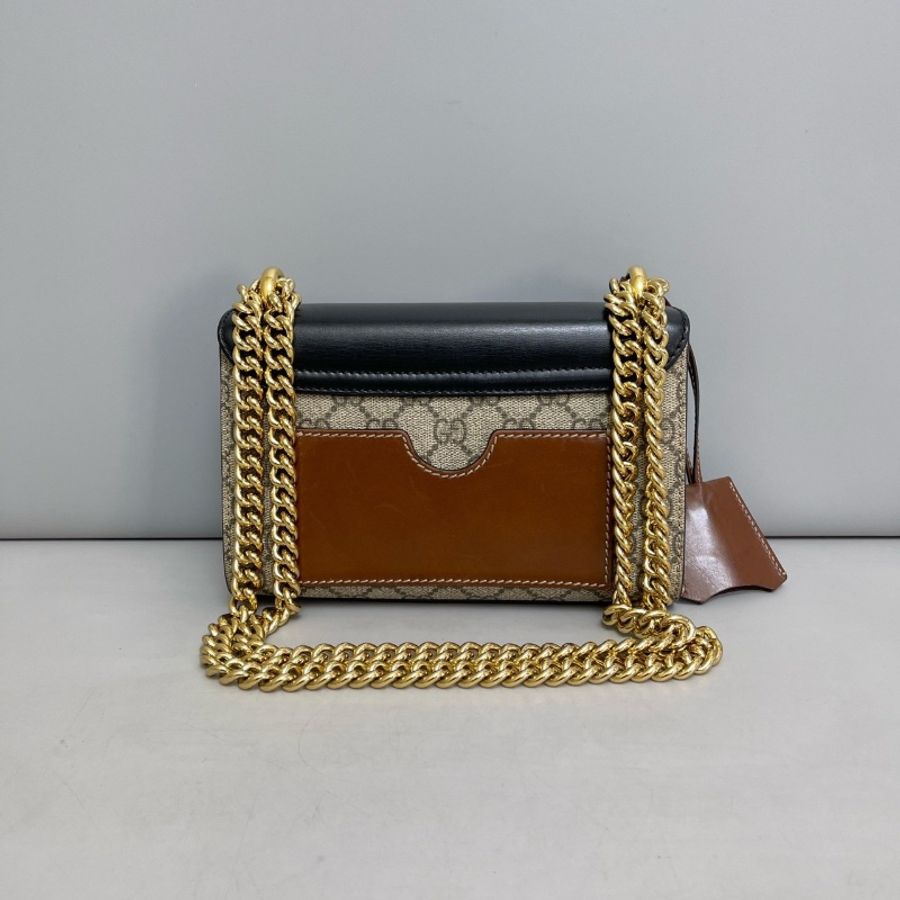 全新閒置🤎#Gucci #Padlock小號 #黑蓋老花月光寶盒 #購證-7
