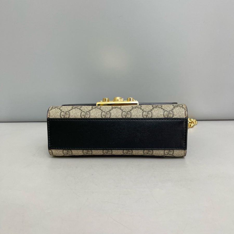 全新閒置🤎#Gucci #Padlock小號 #黑蓋老花月光寶盒 #購證-8