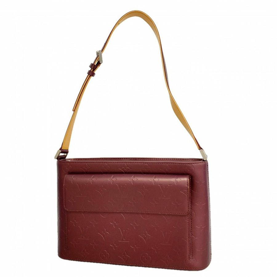 路易威登 Monogram Mat Alston 單肩包 M55126 紫羅蘭(女)-0