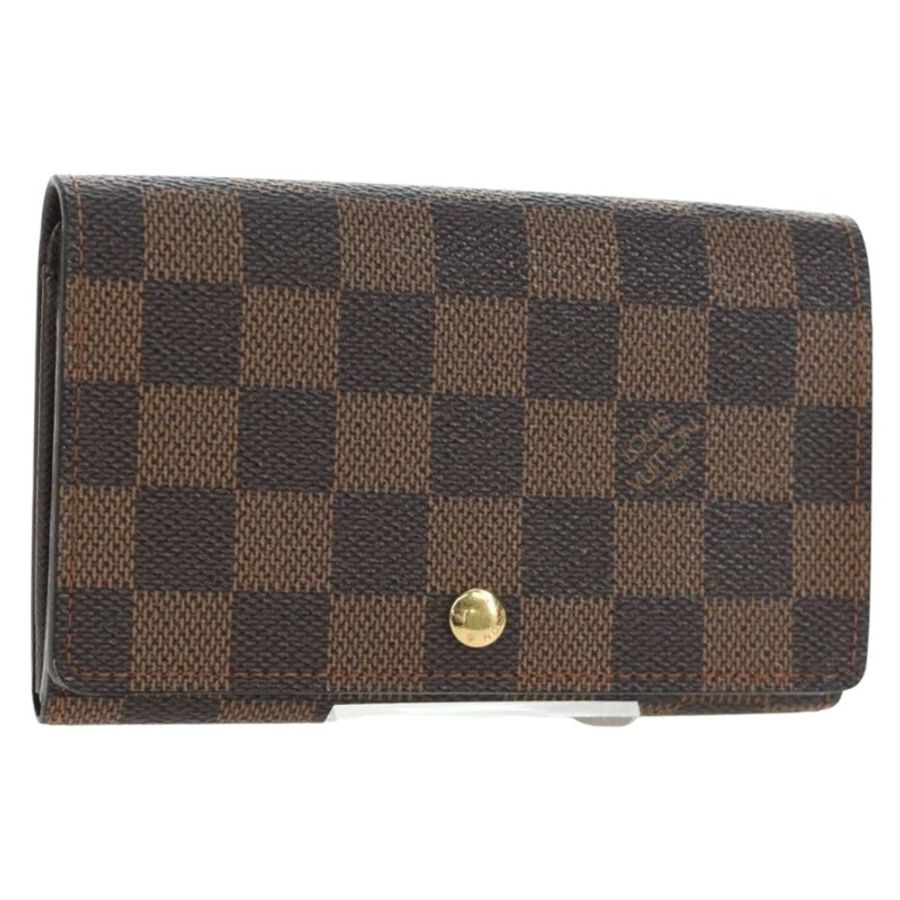 【日本直送】路易威登 Damier Ebene Porte Monnaie Billets Tresor N61730 LV 正品 am12062V-0