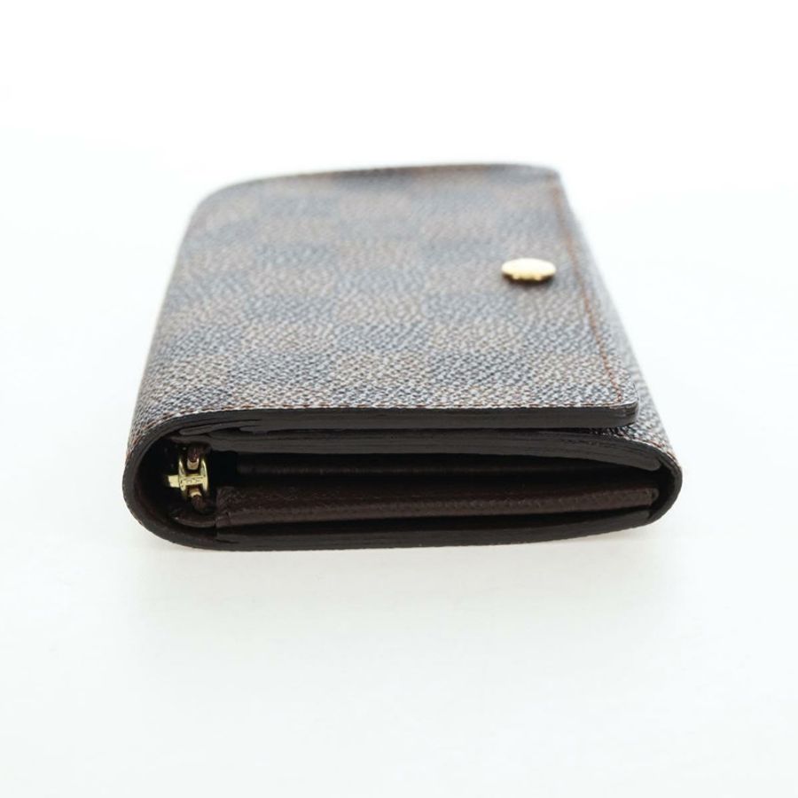 【日本直送】路易威登 Damier Ebene Porte Monnaie Billets Tresor N61730 LV 正品 am12062V-2