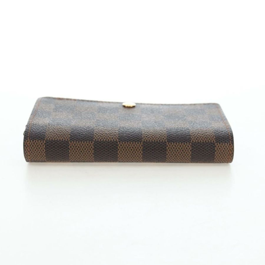 【日本直送】路易威登 Damier Ebene Porte Monnaie Billets Tresor N61730 LV 正品 am12062V-4