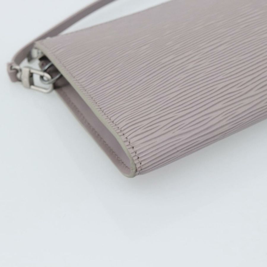 【日本直送】路易威登 Epi Pochette Accessoires 配件包 淡紫色 M52982 Auth ki6763V-13