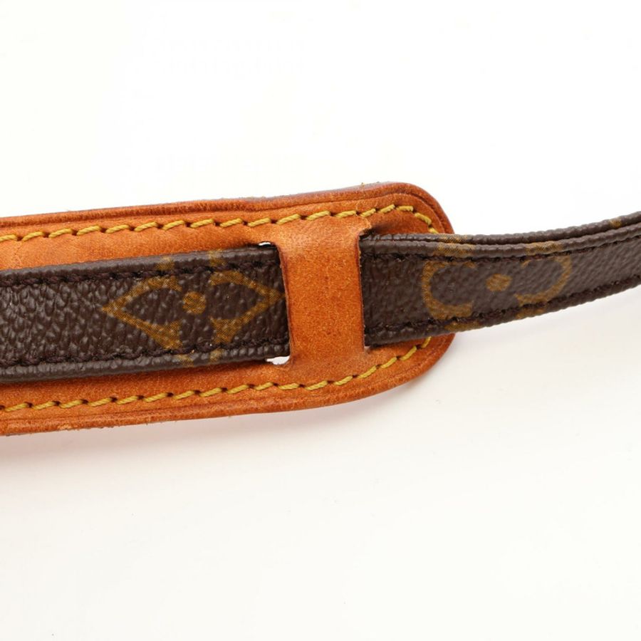 路易威登 Marly Bandouliere Monogram 肩背包 M51828 PVC 塗層帆布皮革棕色二手女士-10