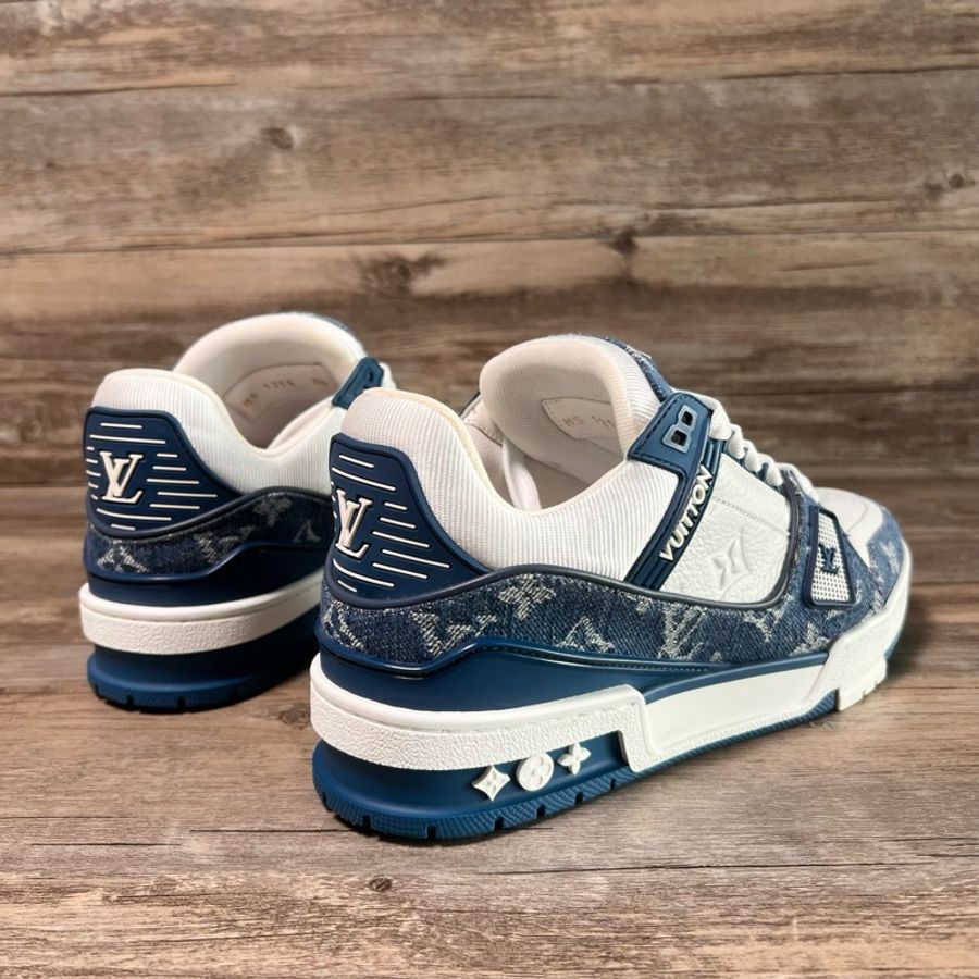 Louis Vuitton路易威登 trainer 白藍牛仔 37.5碼-2