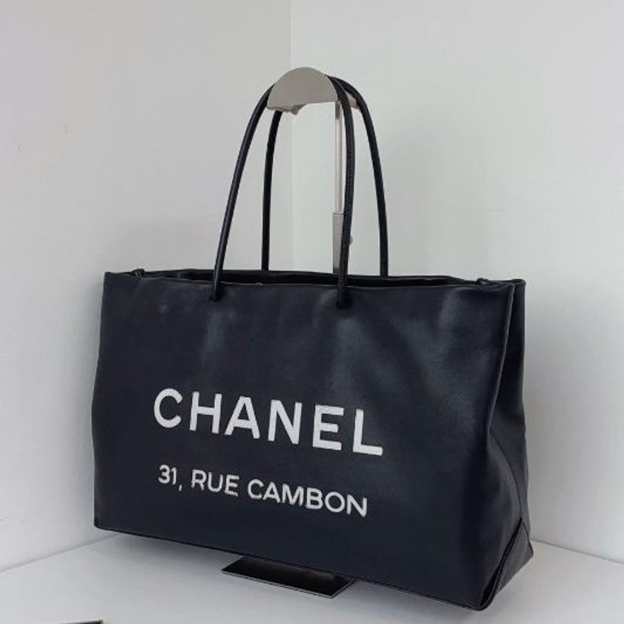 香奈兒/Chanel 31 Rue Cambon康鵬街Tote全皮肩背包-3