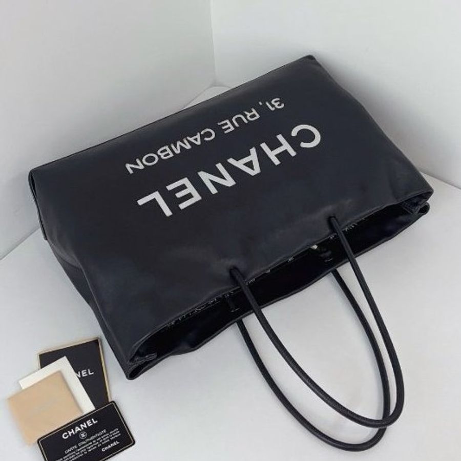 香奈兒/Chanel 31 Rue Cambon康鵬街Tote全皮肩背包-4