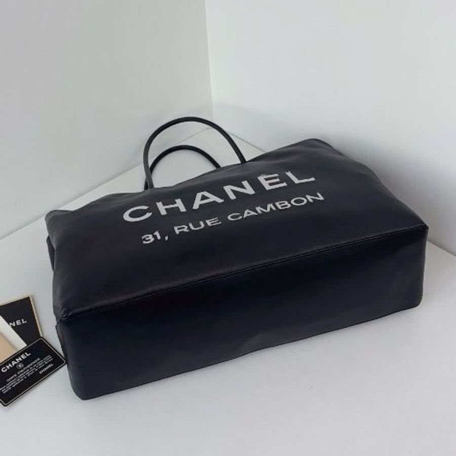 香奈兒/Chanel 31 Rue Cambon康鵬街Tote全皮肩背包-7