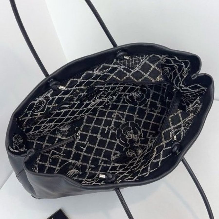 香奈兒/Chanel 31 Rue Cambon康鵬街Tote全皮肩背包-8