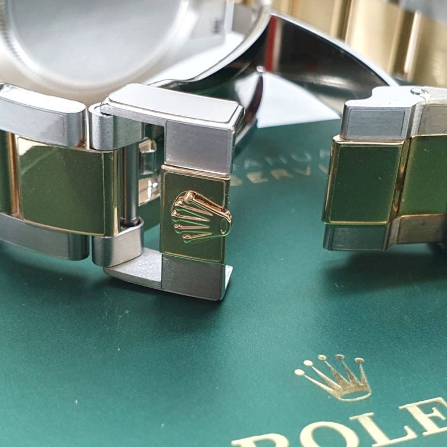 【大眾名錶】ROLEX 勞力士116503 Daytona 2016/11全配件 市場罕見半金迪通拿 白色8鑽面盤 大眾名錶B1480-5