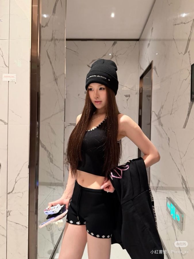 Chrome Hearts 克羅心 十字花 針織短褲 L碼 偏小-1