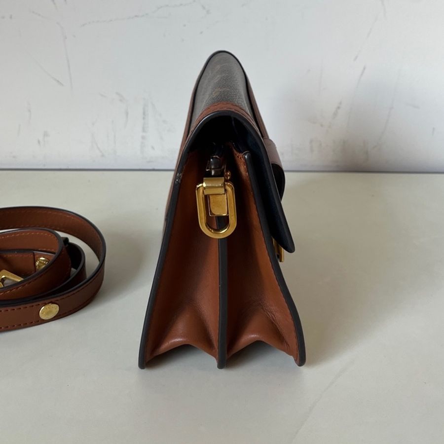 Louis Vuitton 路易威登 老花達芙妮小號 有肩帶 尺寸:19.5*16*9。-3