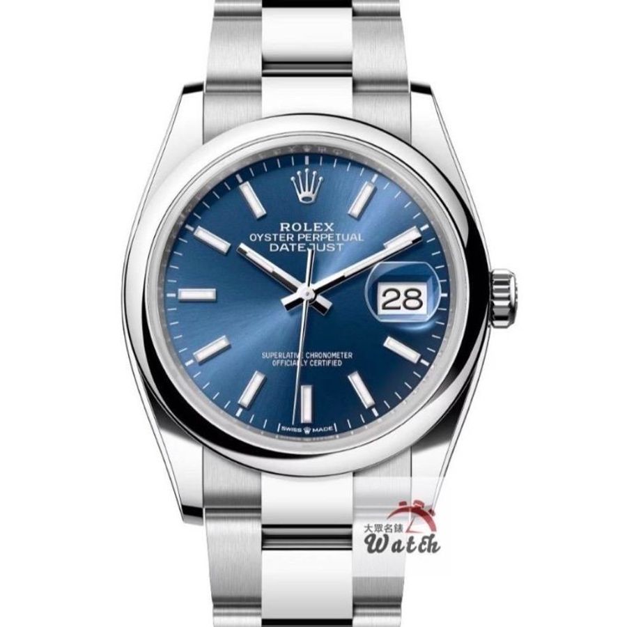 【大眾名錶】ROLEX 勞力士126200 Datejust DJ36 蠔式日誌 2024/2全配件 熱門藍色面盤 大眾名錶B1481-0