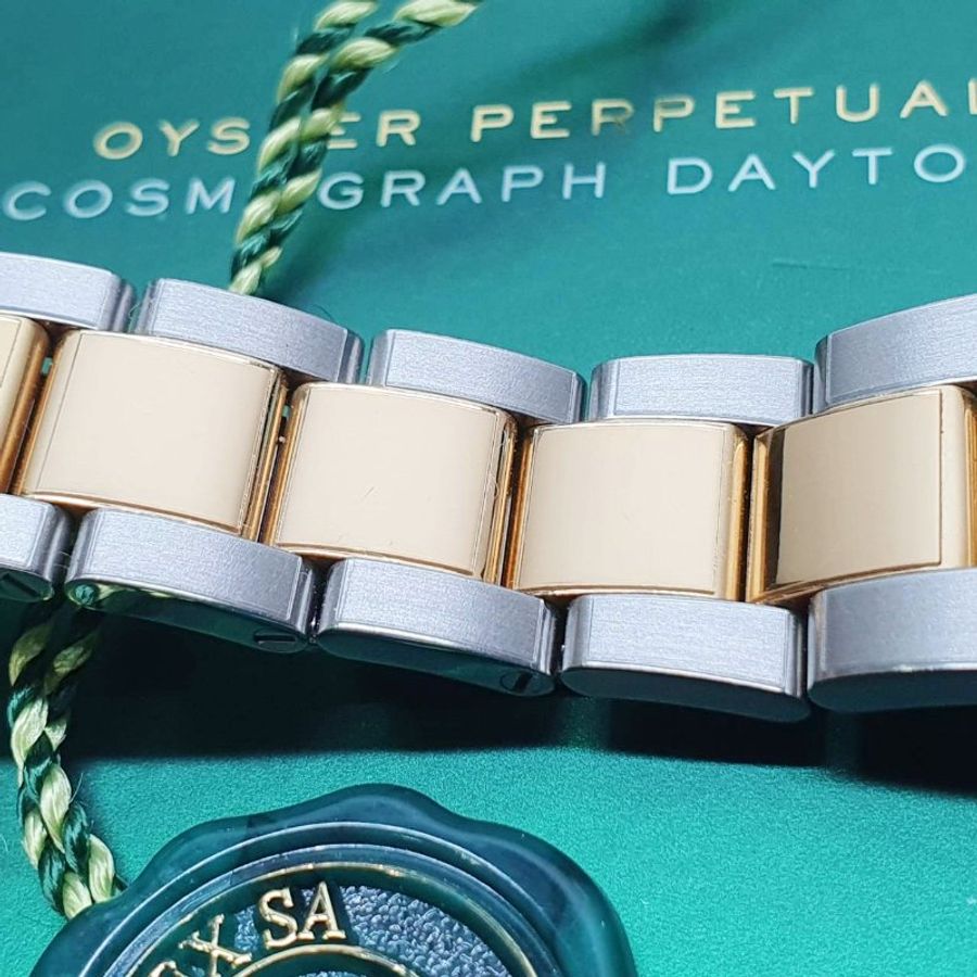 【大眾名錶】ROLEX 勞力士116503 Daytona 2018/02 半金迪通拿 黑色面盤 三眼 大眾名錶G369-6