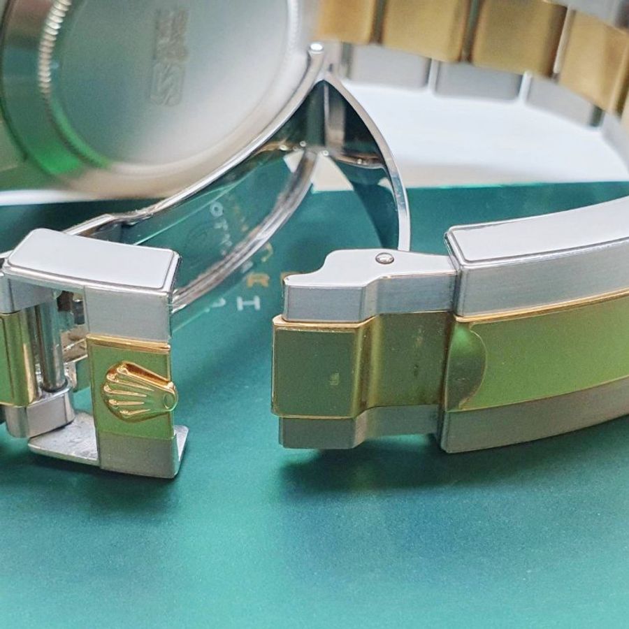 【大眾名錶】ROLEX 勞力士116503 Daytona 2018/02 半金迪通拿 黑色面盤 三眼 大眾名錶G369-7