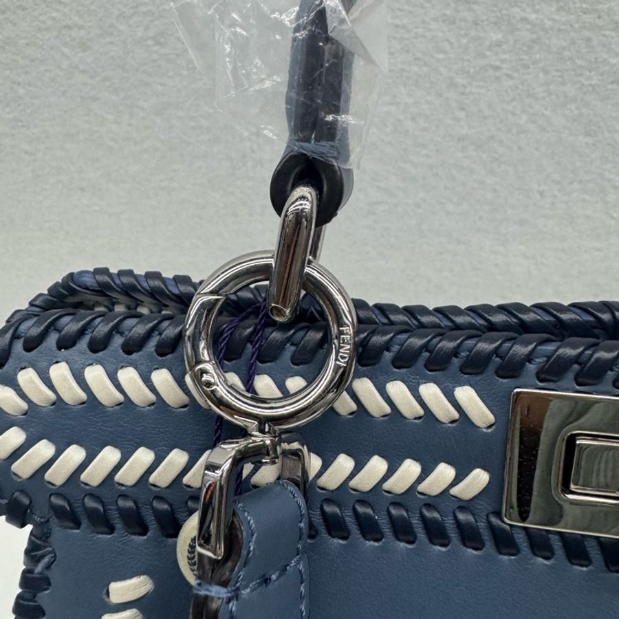 Fendi 外縫線 手工編織飾邊經典Peekaboo-3