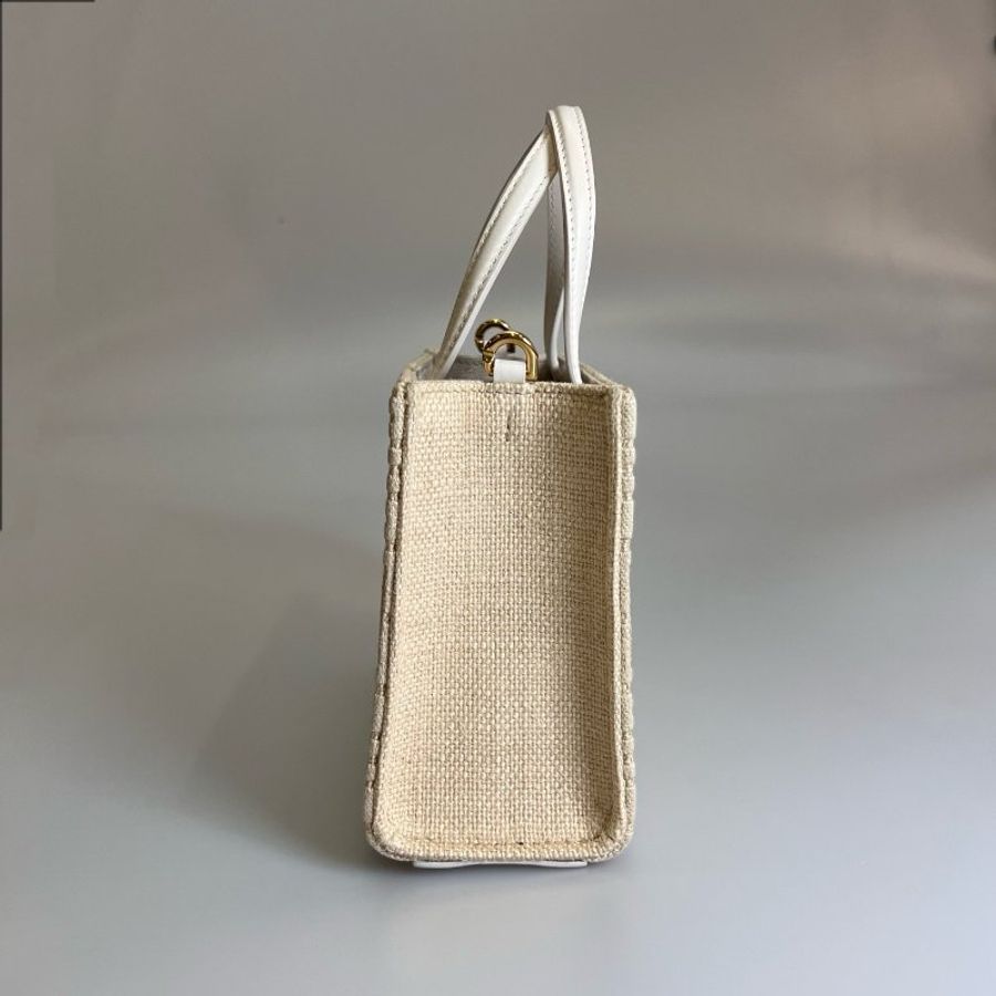GIVENCHY EF-A-0233 米白刺繡手提兩用包-3