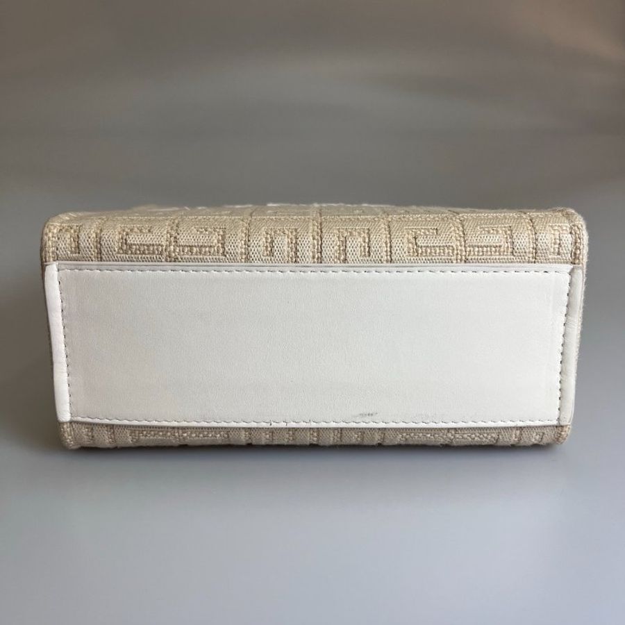 GIVENCHY EF-A-0233 米白刺繡手提兩用包-4