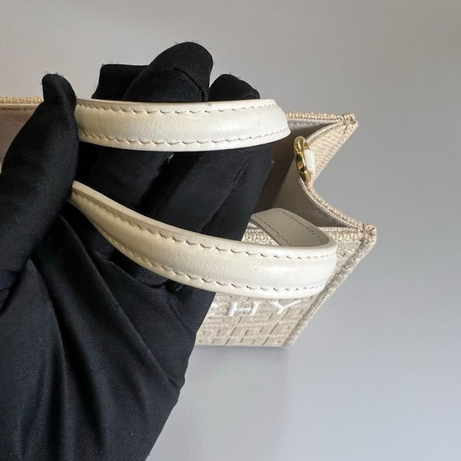 GIVENCHY EF-A-0233 米白刺繡手提兩用包-9