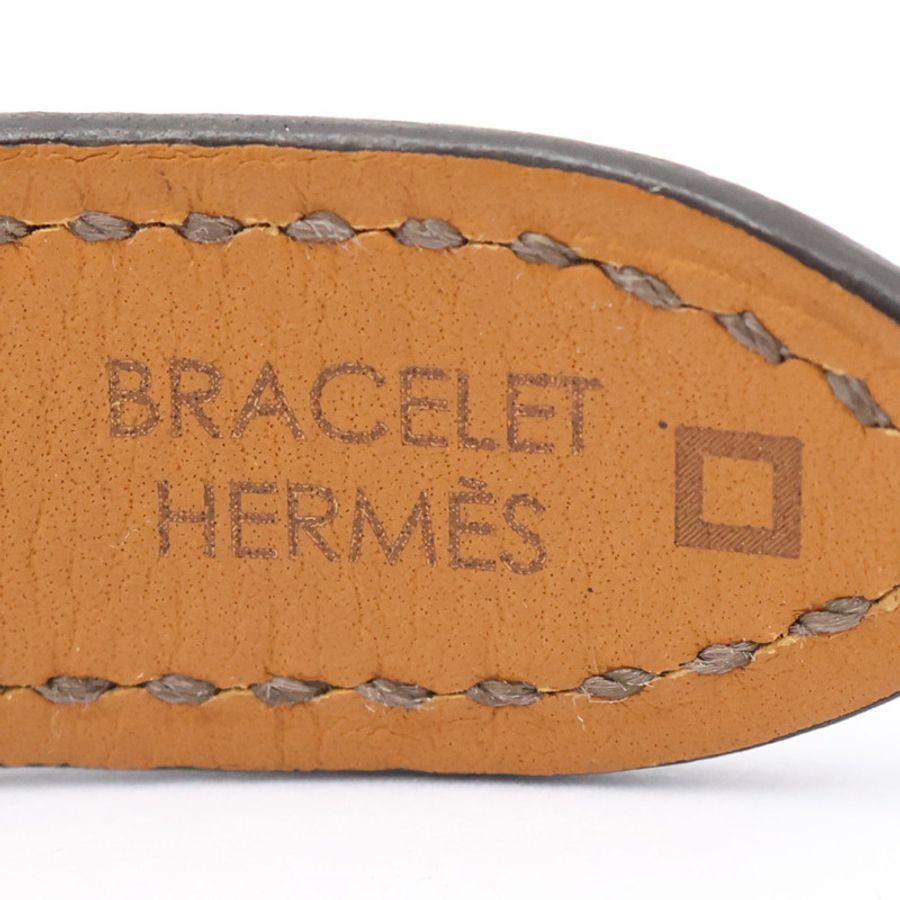 Heure H 腕錶 白色錶面 棕色鱷魚皮錶帶【HERMES 愛馬仕】 HH1.202b-8
