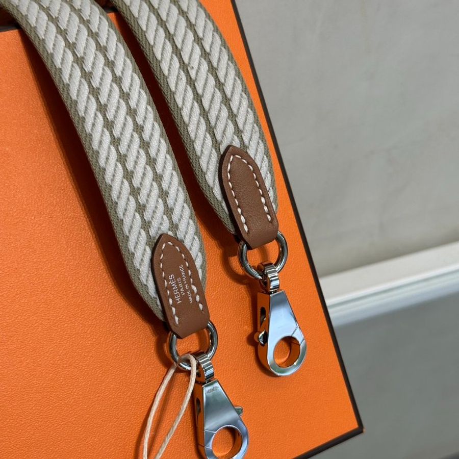 HERMES Sangle Cordage替換背帶 25 - 馬爾法米/奶灰白 K-1