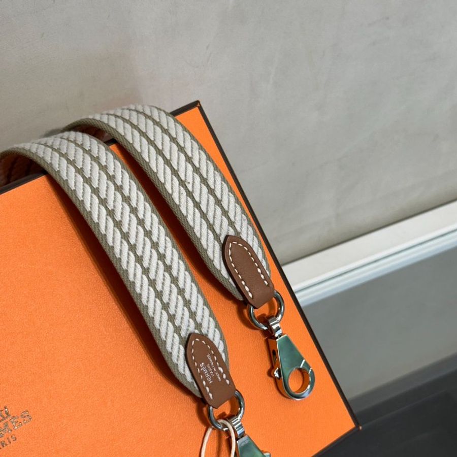 HERMES Sangle Cordage替換背帶 25 - 馬爾法米/奶灰白 K-2