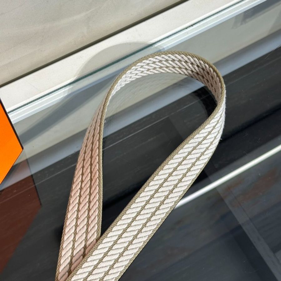 HERMES Sangle Cordage替換背帶 25 - 馬爾法米/奶灰白 K-3
