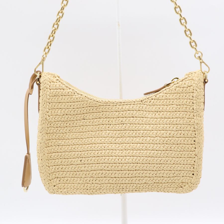 Prada 普拉達 Re-edition 三合一 Hobo 草編 單肩包 斜挎包-4
