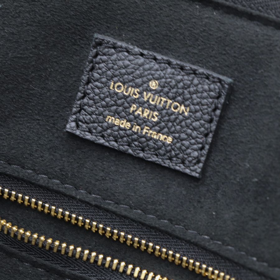 Louis Vuitton 路易威登 經典 Speedy 25 黑色 Empreinte 壓花小牛皮 雙手柄兩用波士頓包 枕頭包 (附皮革長肩帶)-7