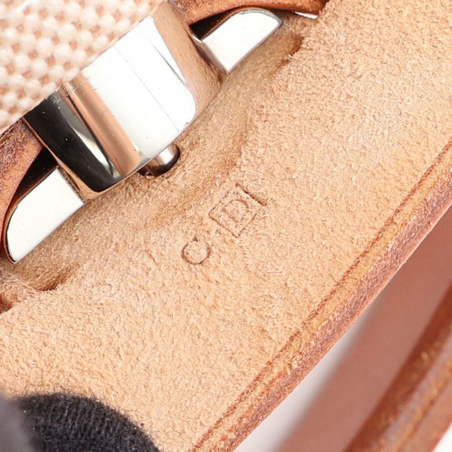 HERMES Ailebag PM 米色 自然色 2WAY 手提包 Vache 皮革 Hunter Vache 皮革 Hunter / Toile H 米色 棕色 二手-4