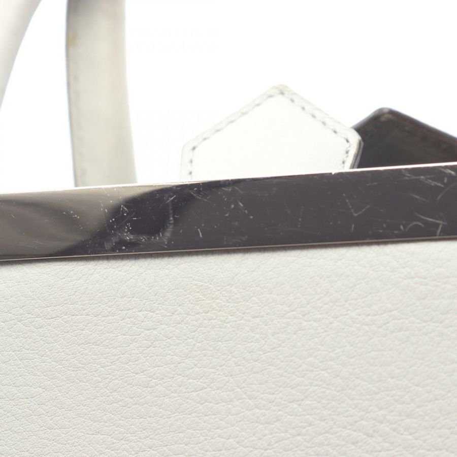 FENDI ETITE 2JOURS 斜挎肩包 8BH258 皮革 灰色 海軍藍 二手-7