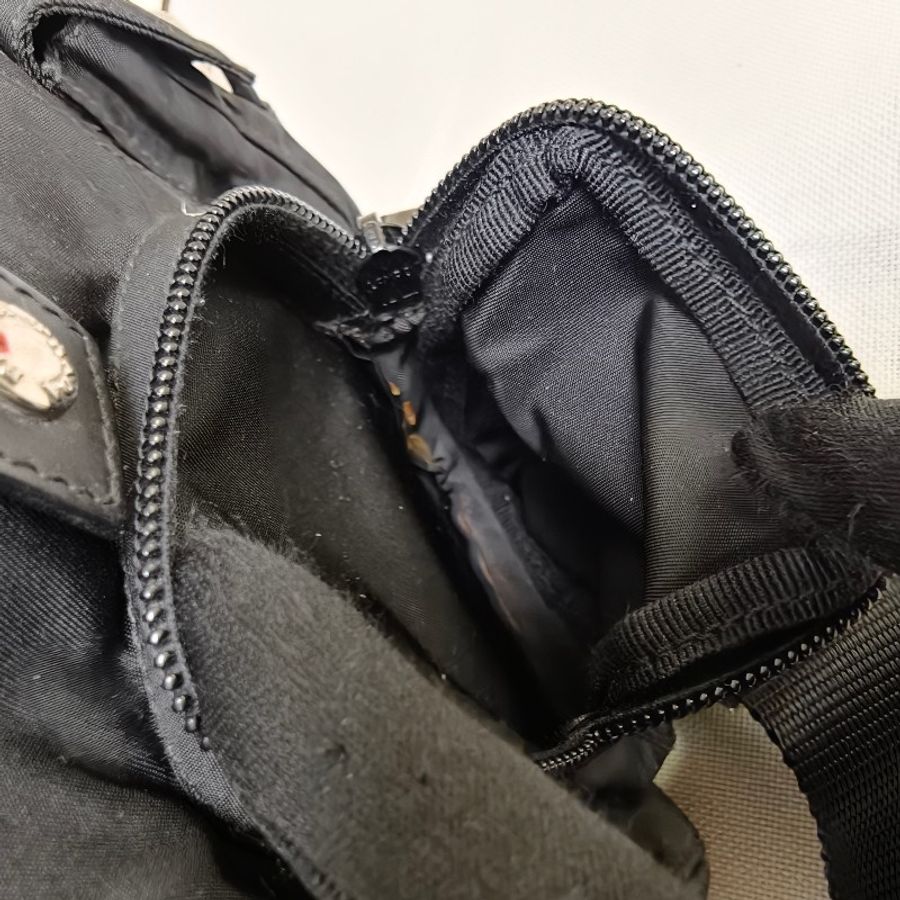 ㊣✨PRADA✨普拉達 黑色 帆布 三角標 口袋 腰包 胸包 肩背包 /二手包/二手精品/保證正品🌳二手樹屋🌳-17