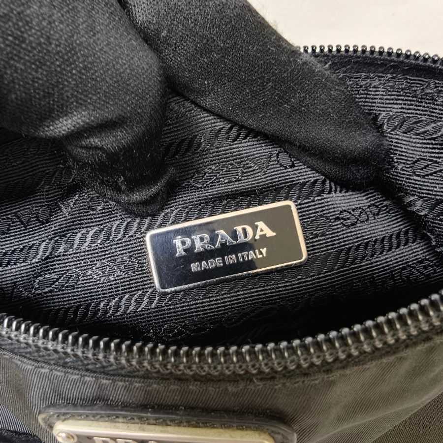 ㊣✨PRADA✨普拉達 黑色 帆布 三角標 口袋 腰包 胸包 肩背包 /二手包/二手精品/保證正品🌳二手樹屋🌳-39
