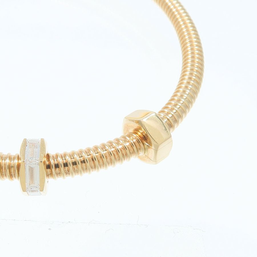 CARTIER 18K玫瑰金Ecrou DE Cartier Bracelet鑽石手鏈-7
