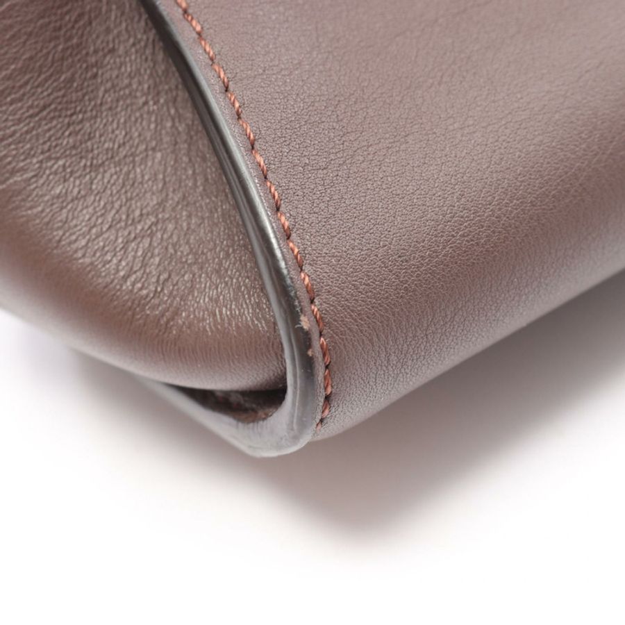 FENDI Peekaboo 常規款手提包 8BN290 皮革 棕色 二手 女士-5